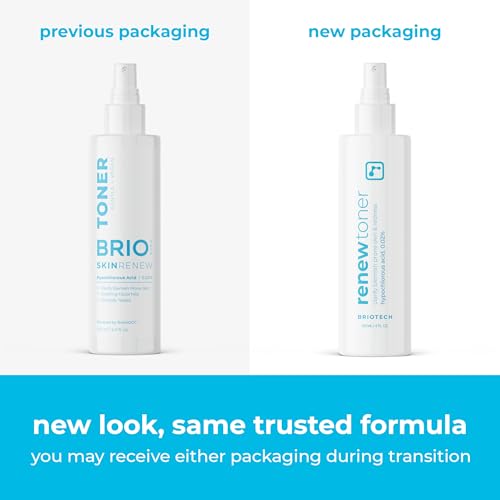 BRIOTECH Skin Renew Toner Hypochlorous Acid Facial Spray Minimize Blemishes Soothe Redness & Bumps 4 fl oz
| BRIOTECH S