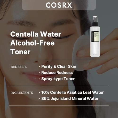 COSRX Alcohol-Free Cica Toner for Hydrating & Soothing Redness
| COSRX Korean Toner with Centella Asiatica for Korean S