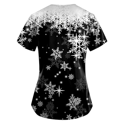 Women's Generic Printed Scrubs Short Sleeve T-Shirts V-Neck Going Out Dressy Casual Workwear
| Women's Generic Scrubs P