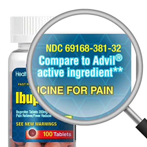 HealthA2Z Ibuprofen 200mg | Pain Relief | Fever Reducer | Headache Relief | Back Pain Relief (100 Count)  
HealthA2Z Ibu