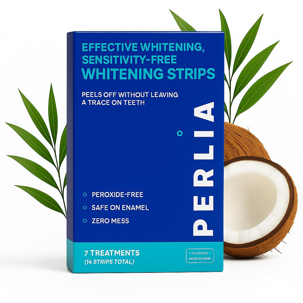 Professional Teeth Whitening (14 Strips) | Safe for Enamel, Removes Stains, Easy at-Home Use, Whitens Teeth in 7 Days, P