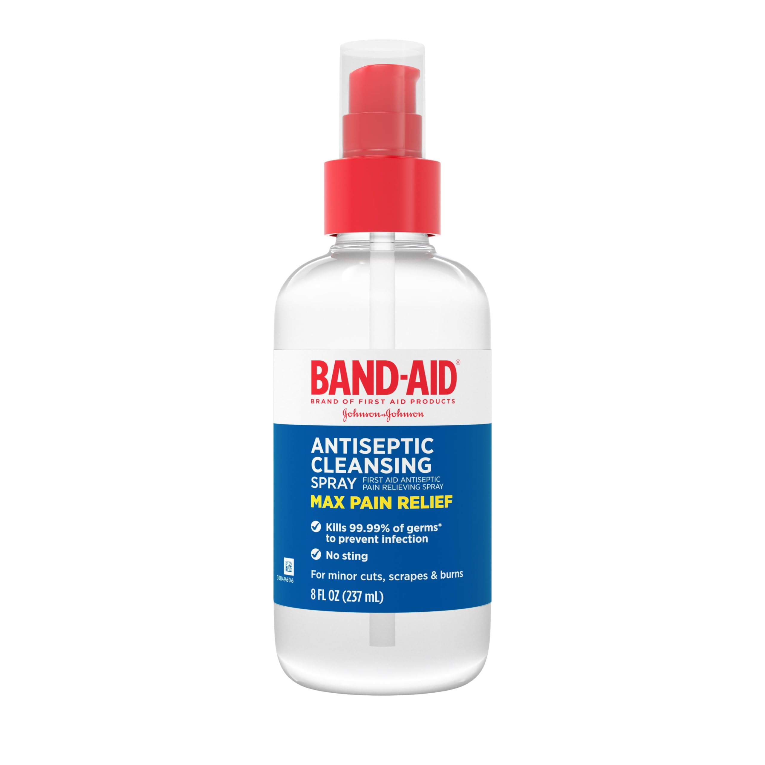Band-Aid Brand Pain Relieving Antiseptic Cleansing Spray for Injuries and Scrapes
| Pramoxine HCl for Instant Pain Reli